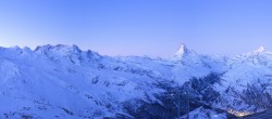 Archived image Webcam Panoramic view from Rothorn 06:00