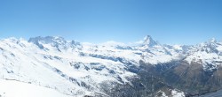 Archived image Webcam Panoramic view from Rothorn 13:00