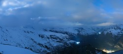 Archiv Foto Webcam Panoramablick vom Rothorn 23:00
