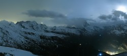 Archiv Foto Webcam Panoramablick vom Rothorn 23:00