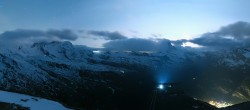 Archived image Webcam Panoramic view from Rothorn 01:00