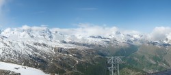 Archived image Webcam Panoramic view from Rothorn 09:00