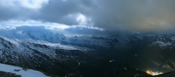 Archiv Foto Webcam Panoramablick vom Rothorn 23:00
