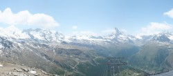 Archiv Foto Webcam Panoramablick vom Rothorn 13:00
