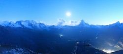Archiv Foto Webcam Panoramablick vom Rothorn 21:00