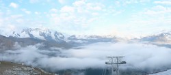 Archived image Webcam Panoramic view from Rothorn 06:00