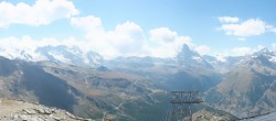 Archiv Foto Webcam Panoramablick vom Rothorn 13:00