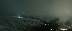 Archived image Webcam Panoramic view from Rothorn 23:00