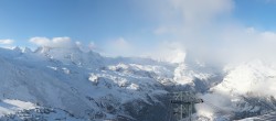 Archived image Webcam Panoramic view from Rothorn 07:00