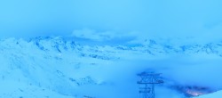 Archived image Webcam Panoramic view from Rothorn 01:00