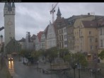 Archiv Foto Webcam Straubing: Blick auf den Stadtturm und Ludwigsplatz 05:00