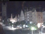 Archiv Foto Webcam Straubing: Blick auf den Stadtturm und Ludwigsplatz 01:00