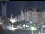 Archiv Foto Webcam Straubing: Blick auf den Stadtturm und Ludwigsplatz 04:00