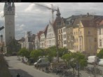 Archiv Foto Webcam Straubing: Blick auf den Stadtturm und Ludwigsplatz 14:00