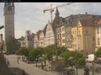 Archiv Foto Webcam Straubing: Blick auf den Stadtturm und Ludwigsplatz 14:00