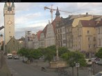 Archiv Foto Webcam Straubing: Blick auf den Stadtturm und Ludwigsplatz 06:00