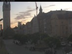 Archiv Foto Webcam Straubing: Blick auf den Stadtturm und Ludwigsplatz 19:00