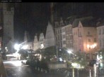 Archiv Foto Webcam Straubing: Blick auf den Stadtturm und Ludwigsplatz 02:00