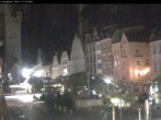 Archiv Foto Webcam Straubing: Blick auf den Stadtturm und Ludwigsplatz 04:00