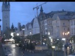 Archiv Foto Webcam Straubing: Blick auf den Stadtturm und Ludwigsplatz 07:00