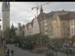 Archiv Foto Webcam Straubing: Blick auf den Stadtturm und Ludwigsplatz 11:00