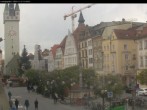 Archiv Foto Webcam Straubing: Blick auf den Stadtturm und Ludwigsplatz 13:00