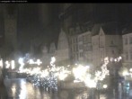 Archiv Foto Webcam Straubing: Blick auf den Stadtturm und Ludwigsplatz 01:00