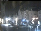 Archiv Foto Webcam Straubing: Blick auf den Stadtturm und Ludwigsplatz 01:00