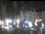 Archiv Foto Webcam Straubing: Blick auf den Stadtturm und Ludwigsplatz 23:00