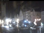 Archiv Foto Webcam Straubing: Blick auf den Stadtturm und Ludwigsplatz 01:00