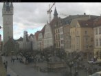 Archiv Foto Webcam Straubing: Blick auf den Stadtturm und Ludwigsplatz 11:00