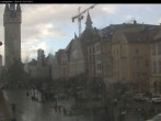 Archiv Foto Webcam Straubing: Blick auf den Stadtturm und Ludwigsplatz 13:00