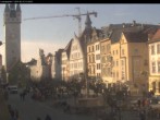 Archiv Foto Webcam Straubing: Blick auf den Stadtturm und Ludwigsplatz 13:00