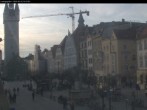 Archiv Foto Webcam Straubing: Blick auf den Stadtturm und Ludwigsplatz 15:00