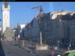 Archiv Foto Webcam Straubing: Blick auf den Stadtturm und Ludwigsplatz 06:00