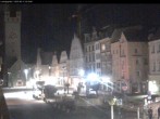 Archiv Foto Webcam Straubing: Blick auf den Stadtturm und Ludwigsplatz 01:00