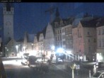Archiv Foto Webcam Straubing: Blick auf den Stadtturm und Ludwigsplatz 03:00