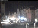 Archiv Foto Webcam Straubing: Blick auf den Stadtturm und Ludwigsplatz 01:00