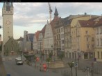 Archiv Foto Webcam Straubing: Blick auf den Stadtturm und Ludwigsplatz 05:00