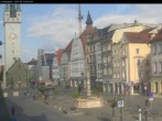 Archiv Foto Webcam Straubing: Blick auf den Stadtturm und Ludwigsplatz 07:00
