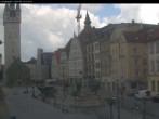 Archiv Foto Webcam Straubing: Blick auf den Stadtturm und Ludwigsplatz 09:00