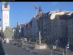 Archiv Foto Webcam Straubing: Blick auf den Stadtturm und Ludwigsplatz 06:00