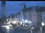 Archiv Foto Webcam Straubing: Blick auf den Stadtturm und Ludwigsplatz 03:00