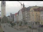 Archiv Foto Webcam Straubing: Blick auf den Stadtturm und Ludwigsplatz 05:00