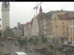 Archiv Foto Webcam Straubing: Blick auf den Stadtturm und Ludwigsplatz 11:00