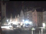 Archiv Foto Webcam Straubing: Blick auf den Stadtturm und Ludwigsplatz 02:00