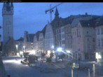 Archiv Foto Webcam Straubing: Blick auf den Stadtturm und Ludwigsplatz 04:00