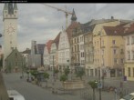 Archiv Foto Webcam Straubing: Blick auf den Stadtturm und Ludwigsplatz 06:00