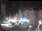 Archiv Foto Webcam Straubing: Blick auf den Stadtturm und Ludwigsplatz 01:00