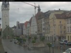 Archiv Foto Webcam Straubing: Blick auf den Stadtturm und Ludwigsplatz 05:00